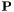 ${\bf P}$