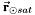$\vec{\bf{r}}_{\odot sat}$